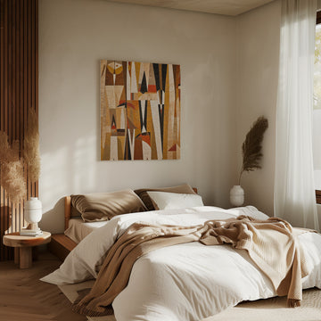 Geometric Harmony | Canvas - Room Interior 2