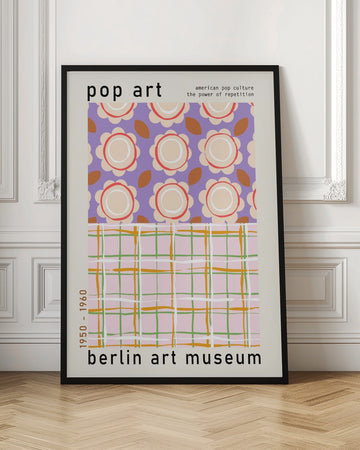 Retro Pop Art Patterns | Poster - Room Interior 1