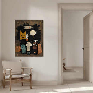 Celestial Facescape | Canvas - Room Interior 1