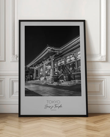 Sensoji Temple Night | Poster - Room Interior 1