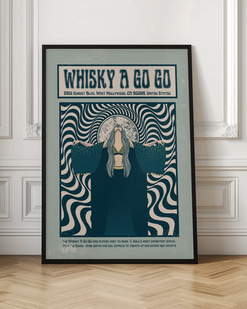 Psychedelic Rock Woman | Poster - Room Interior 1