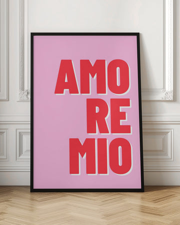 Pink Amore Mio | Poster - Room Interior 1