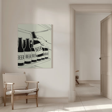 Grabbing Cold Beer | Canvas - Room Interior 1