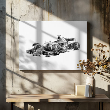 Dynamic F1 Race Car | Canvas - Room Interior 2