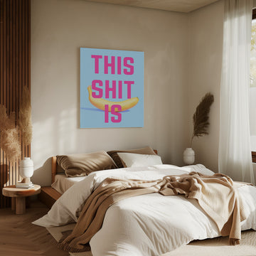 Bold Banana Statement | Canvas - Room Interior 2