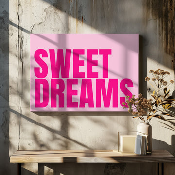 Pink Sweet Dreams | Canvas - Room Interior 2