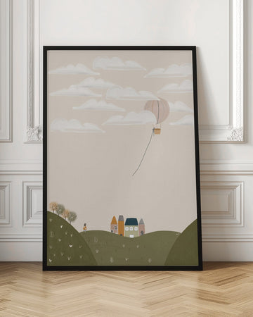 Dreamy Village Journey | Poster - Room Interior 1