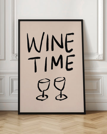 It's Wine Time | Poster - Room Interior 1