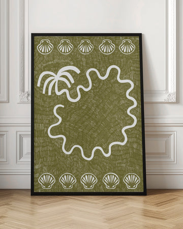 Palm Island Seashells | Poster - Room Interior 1