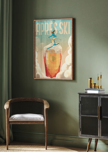 Après Ski Beer Fun | Poster - Room Interior 2