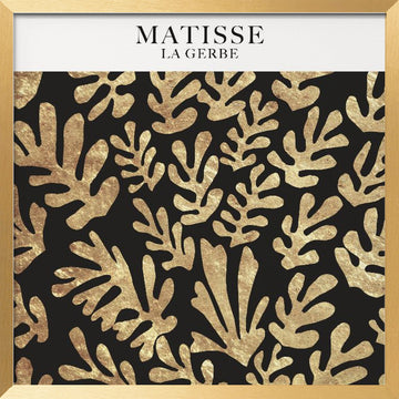 Golden Foliage Dance | Poster - Gold Frame Interior