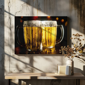 Two Cold Beers | Canvas - Room Interior 2