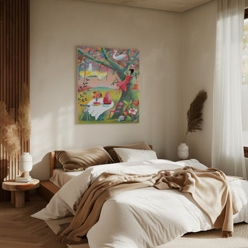 Dreamy Treehouse Garden | Canvas - Room Interior 2