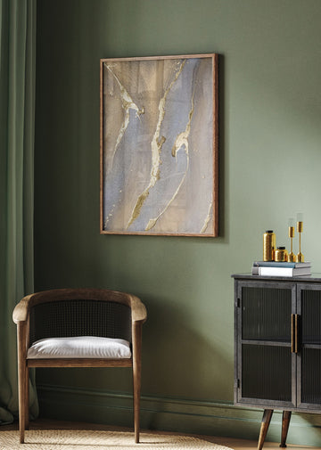 Liquid Gold Streams | Poster - Room Interior 2