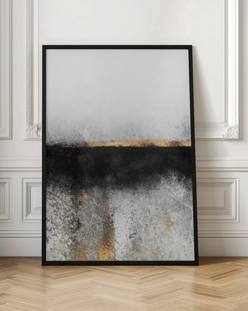 Abstract Gold Line | Poster - Room Interior 1