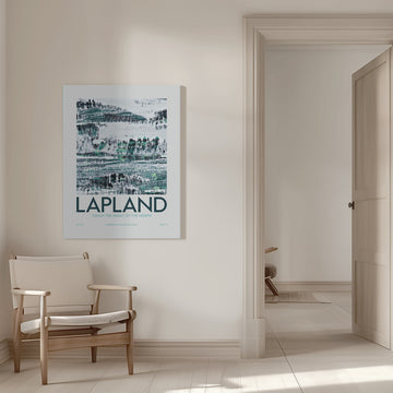 Lapland Winter Landscape | Canvas - Room Interior 1