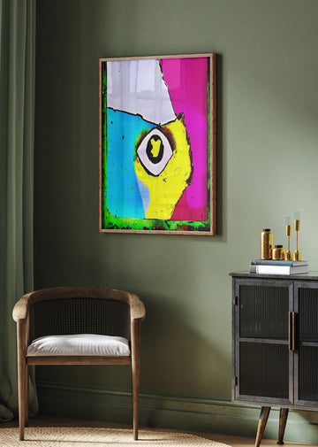 Vibrant Abstract Eye | Poster - Room Interior 2