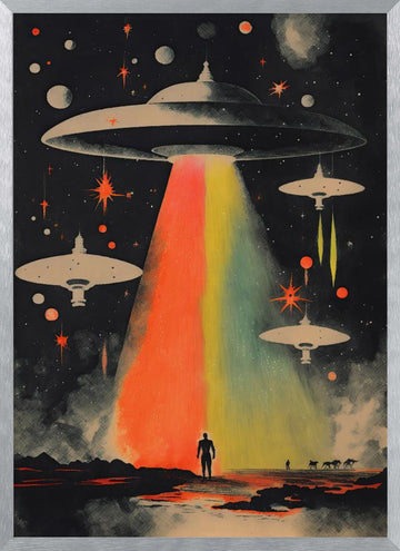 Cosmic Encounter | Poster - Silver Frame Interior