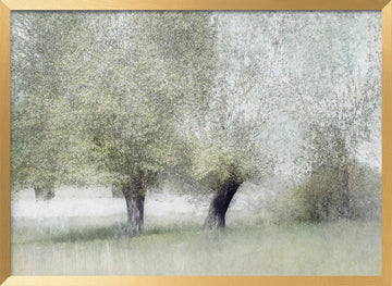 Young green | Poster - Gold Frame Interior