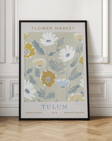 Soft Pastel Blooms | Poster - Room Interior 1