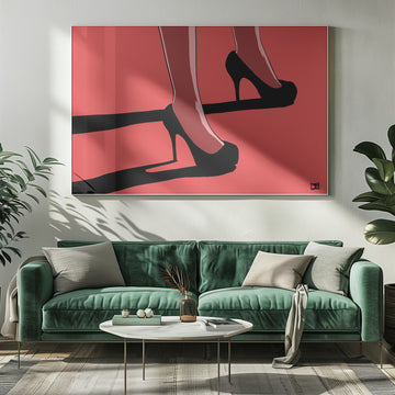 Elegant Red Heels | Poster - Room Interior 1