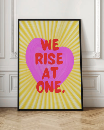We Rise At One Heart | Poster - Room Interior 1