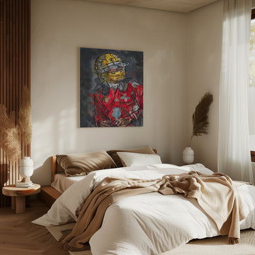 Focused Racing Driver | Canvas - Room Interior 2