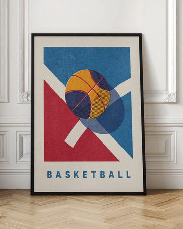 Retro Basketball Game | Poster - Room Interior 1