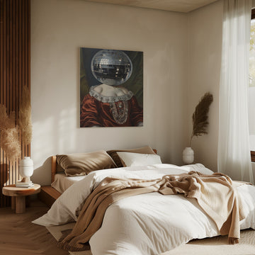 Regal Disco Portrait | Canvas - Room Interior 2