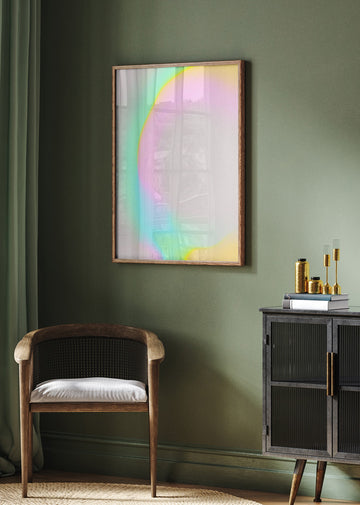 Pastel Glow Curve | Poster - Room Interior 2