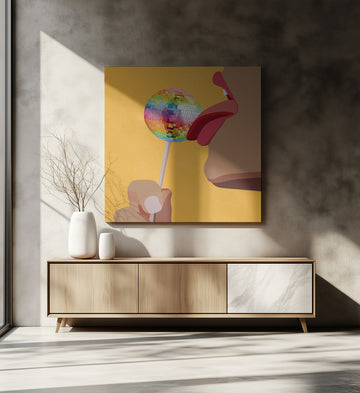 Licking Disco Lollipop | Canvas - Room Interior 2