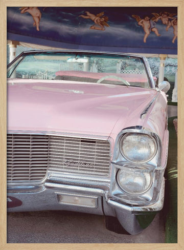 Pink Cadillac Dream | Poster - Wood Frame Interior