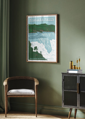 Majestic Niagara Falls | Poster - Room Interior 2