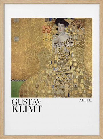 Portrait of Adele Bloch Bauer I (1907) Poster | Poster - Wood Frame Interior