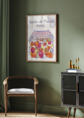 Jardin de Plantes Blooms | Poster - Room Interior 2