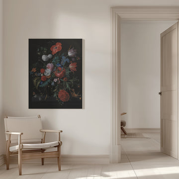 A Bunch of Flowers By Jacob Van Walscapelle | Canvas - Room Interior 1