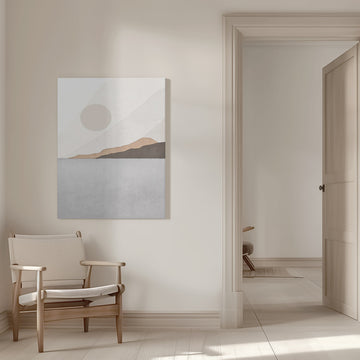 Calm Mountain Horizon | Canvas - Room Interior 1