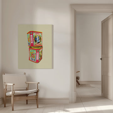 Spanish Paprika Cans | Canvas - Room Interior 1