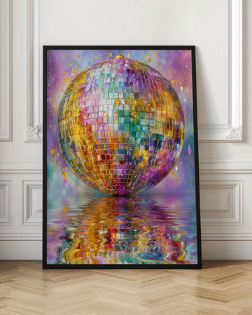 Sparkling Disco Reflections | Poster - Room Interior 1