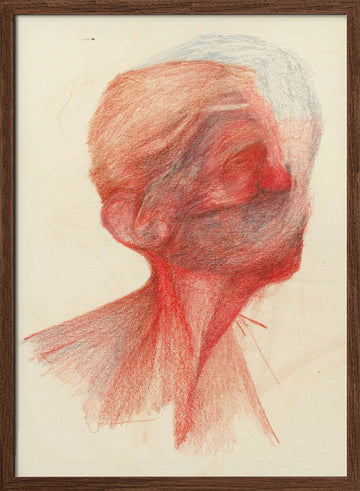 Human | Poster - Walnut Frame Interior