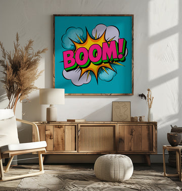 Boom Pop Art Explosion | Poster - Room Interior 2