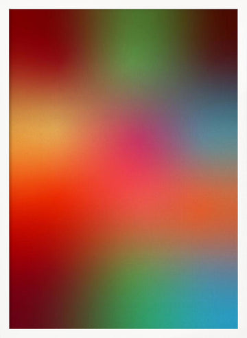 Vibrant Color Gradient | Poster - White Frame Interior