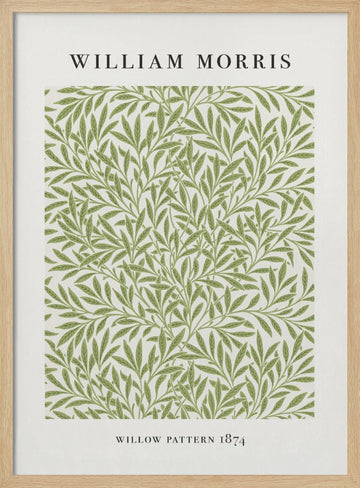 Willow Pattern | Poster - Wood Frame Interior