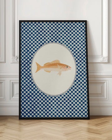 Japanese Fish Pattern | Poster - Room Interior 1