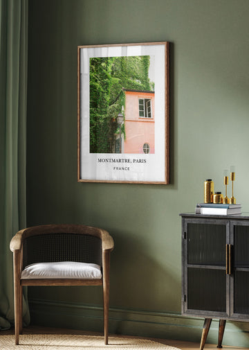 Montmartre Travel poster | Poster - Room Interior 2