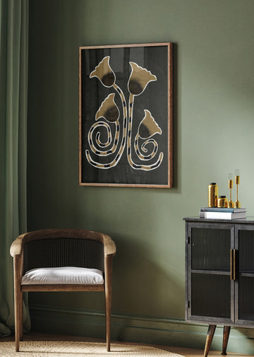 Delicate Bloom 9 | Poster - Room Interior 2