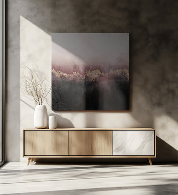 Golden Forest Mist | Canvas - Room Interior 2