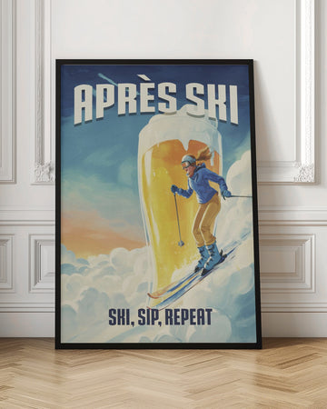 Après Ski Beer Fun | Poster - Room Interior 1