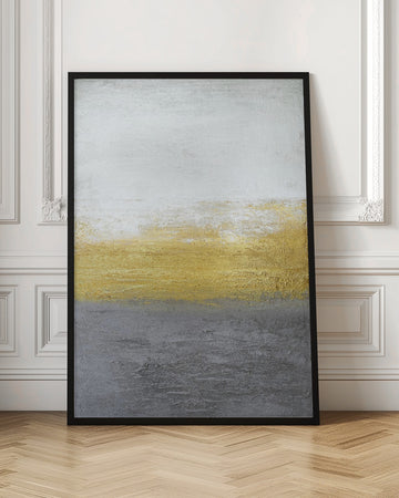 Golden Grey Horizon | Poster - Room Interior 1
