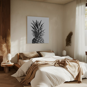 Black and White Pineapple | Canvas - Room Interior 2